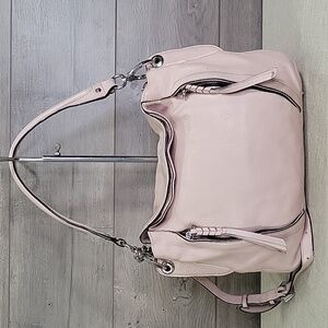 orYany Light Pink Leather Shoulder Bag